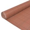 vidaXL Sodo tvora Ruda 150 x 500 cm PVC