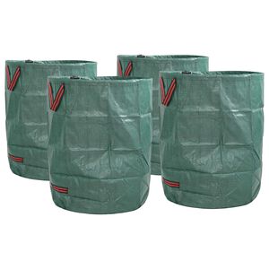 vidaXL Sodo atliekų mai&scaron;ai 4 pcs Žalia 66 x 66 x 83,5 cm