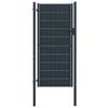 vidaXL Tvoros vartai, PVC ir plienas, 100x164 cm, antracito spalvos