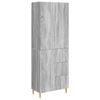vidaXL Spintelė 2 pcs Pilka Sonoma 66 x 34,5 x 90 cm Apdirbta mediena