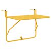 vidaXL Kabantis balkono stalas Garstyčių 60 x 39 x 65 cm Plienas