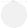 vidaXL Stalo apsauga, matinė, 80cm skersmens, 1,6mm, PVC
