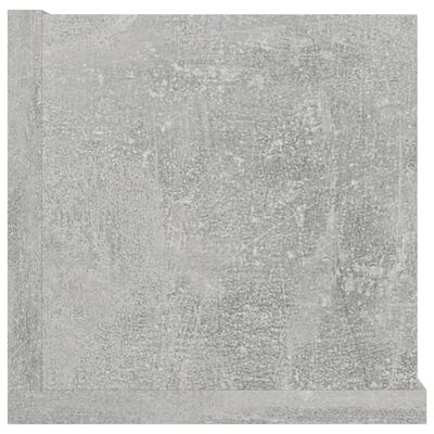 vidaXL Sieninė CD lentyna, betono pilka, 100x18x18cm, apdirbta mediena