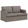 vidaXL Sofa 2 pcs Taupe 144 x 80 x 85 cm audinys