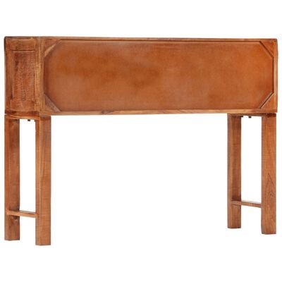 vidaXL Konsolinis staliukas, 120x32x80cm, akacijos medienos masyvas