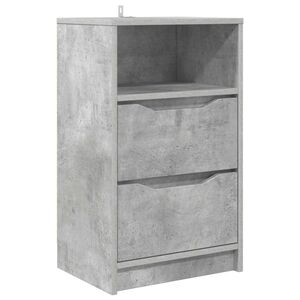 vidaXL Naktinis staliukas Betono pilka 40 x 30 x 467 cm