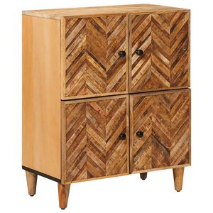 vidaXL Saugojimo spintos Ruda 60 x 33,5 x 75 cm Kietas mango medis