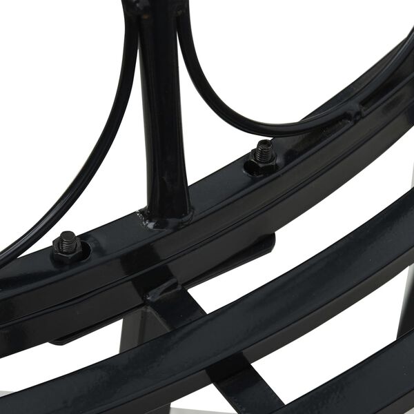 vidaXL Apvalus suoliukas aplink medį, 160cm skersmens, plienas