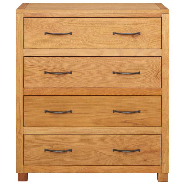 vidaXL Spintelė su stalčiais su stalčių Ruda Apdirbta mediena