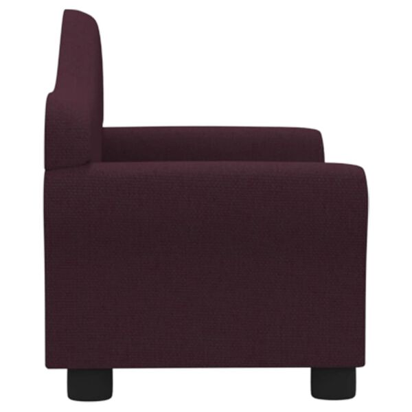 vidaXL Vaiki&scaron;ka sofa, violetinės spalvos, audinys