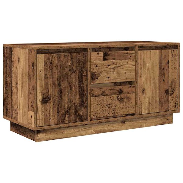 vidaXL Televizoriaus spintelė su LED, medienos, 100x41x50 cm