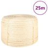 vidaXL Virvė, 25m, 100% sizalis, 12mm