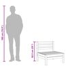 vidaXL Trivietė sodo sofa, impregnuota pu&scaron;ies mediena