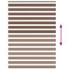 vidaXL zebrinės žaliuzės 160x230 cm audinio plotis 155,9cm poliesteris
