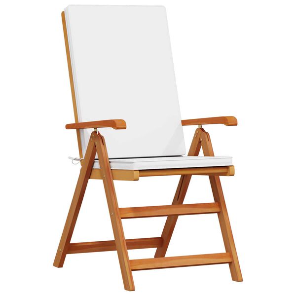 vidaXL Sodo Kėdė su pagalve 4 pcs Ruda 57 x 71.5 x 104cm