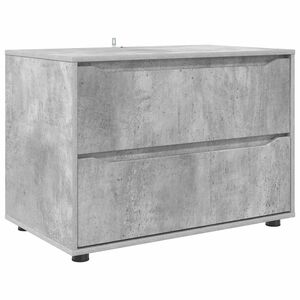 vidaXL Oppbevaringsskap 80 x 48 x 57 cm Apdirbta mediena Betono pilka