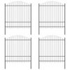 vidaXL Sodo tvora WOERDEN 4 vnt. 170 x 215 cm Pilka