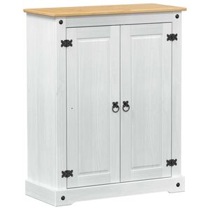 vidaXL Batu skrynia Balta 86 x 38,5 x 108 cm Kietos pu&scaron;ies mediena