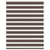 vidaXL Zebra žaliuzė, 140,9x175 cm, audinys, plotis 136,7 cm, kavos spalvos