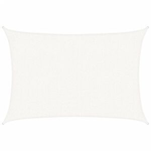 vidaXL Uždanga nuo saulės, baltos spalvos, 2x2,5m, HDPE, 160g/m&sup2;