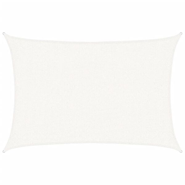 vidaXL Uždanga nuo saulės, baltos spalvos, 2x2,5m, HDPE, 160g/m&sup2;