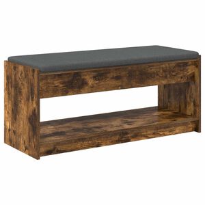 vidaXL Koridoriaus suolas Rūkytas Ąžuolas 103 x 38 x 45 cm