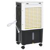 vidaXL Mobilus oro vėsintuvas, baltas/juodas, 73x38x30,5cm, 80W, 3-1