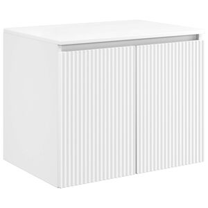 vidaXL Prisegamas Vonios Spintelė Balta 62,5 x 44,5 x 50 cm