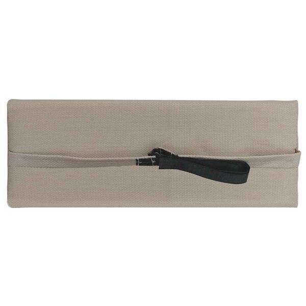 vidaXL Terasos kėdės atrama galvai, taupe, 40x7,5x15cm, tekstilenas