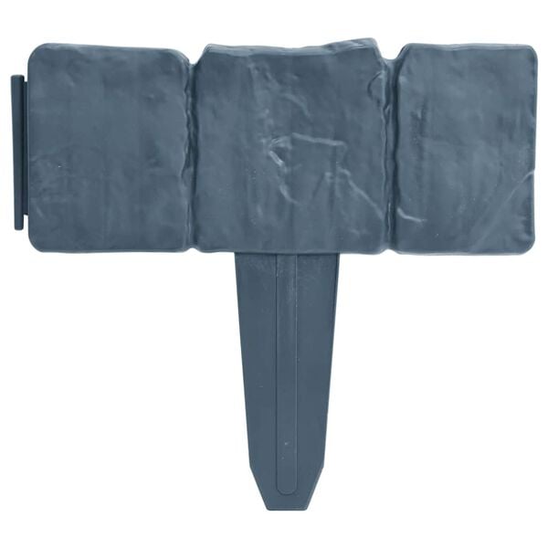 vidaXL Sodo/vejos tvora, 41vnt., 10m, plastikas, akmens imitacija