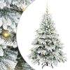 vidaXL Dirbtinė Kalėdų eglutė su 150 LED Balta 150 cm PE ir PVC