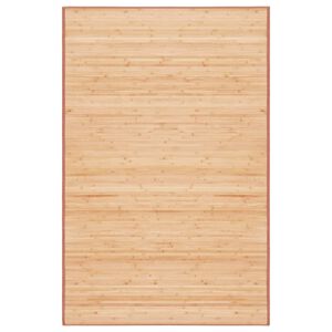 vidaXL Kilimas, rudas, 100x160 cm, bambukas
