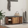 vidaXL Koridoriaus suolas su pagalve Senas medis 100 x 38 x 46 cm