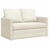 vidaXL Sofa lova Kreminė 204 x 122 x 60 cm Aksomas