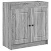 vidaXL Vonios spintelė po kriaukle Pilka Sonoma 56 x 37,5 x 81 cm