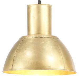 vidaXL Pakabinamas &scaron;viestuvas, žalvario, 28,5cm, 25W, apskritas, E27