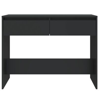 vidaXL Konsolinis staliukas, juodos spalvos, 100x35x76,5cm, MDP