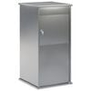 vidaXL mailbox Sidabrinė 50 x 52 x 100 cm Galvanizuotas plienas