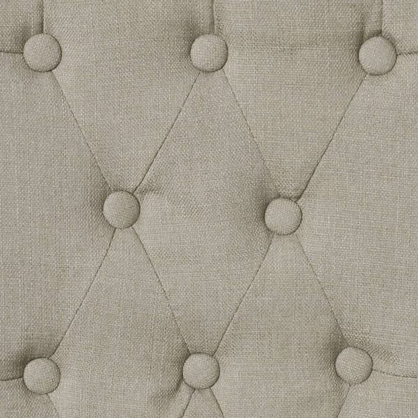 vidaXL Valgomojo kėdės, 4 vnt., &scaron;viesiai rudos spalvos, audinys