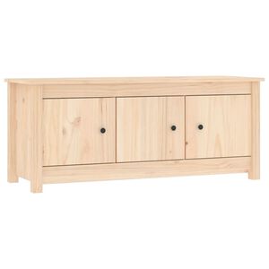 vidaXL Spintelė batams, 110x38x45,5cm, pu&scaron;ies medienos masyvas