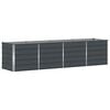 vidaXL Lovelis Antracitas 320 x 80 x 75 cm Plienas