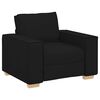 vidaXL Sofa-kėdė, juoda, 100x78x84 cm, audinys