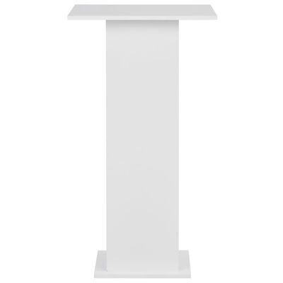 vidaXL Baro stalas, 60x60x110cm, baltas