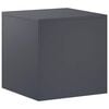 vidaXL Augalų stovas Antracito 40 x 40 x 40 cm Nerūdijantis plienas