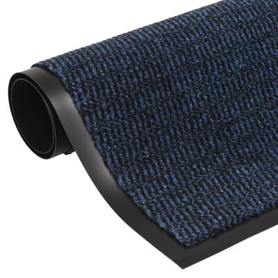 vidaXL Durų kilimėlis, mėlynos spalvos, 60x180cm, kuokštuotas