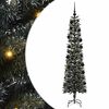 vidaXL Dirbtinė Kalėdų eglutė Žalia 210 cm PVC, plastikas ir plienas