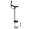 vidaXL Metalo detektorius su LCD ekranu 3 modeliai 19 cm ritė Juodas