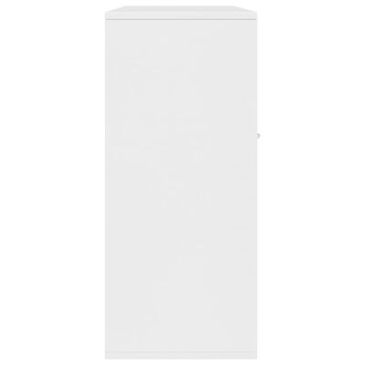 vidaXL Šoninė spintelė, baltos spalvos, 88x30x70cm, MDP