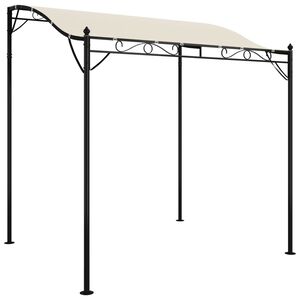 vidaXL Stoginė, kreminės spalvos, 2x2,3m, audinys ir plienas, 180g/m&sup2;