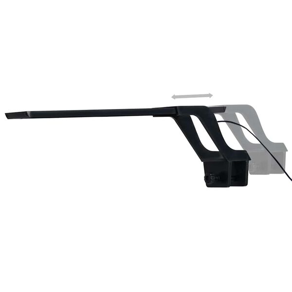 vidaXL LED akvariumo lempa su spaustuku, mėlyna ir balta, 35-55cm